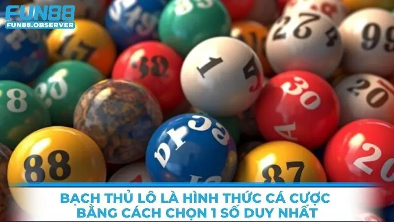 Bạch thủ lô là hình thức cá cược lô đề bằng cách lựa chọn 1 số duy nhất để chơi